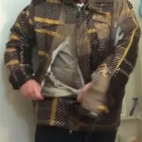 DC snowboarding jacket ripping in the shower